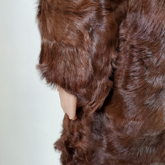 SOLD curly lamb fur coat - Picture 8 of 16